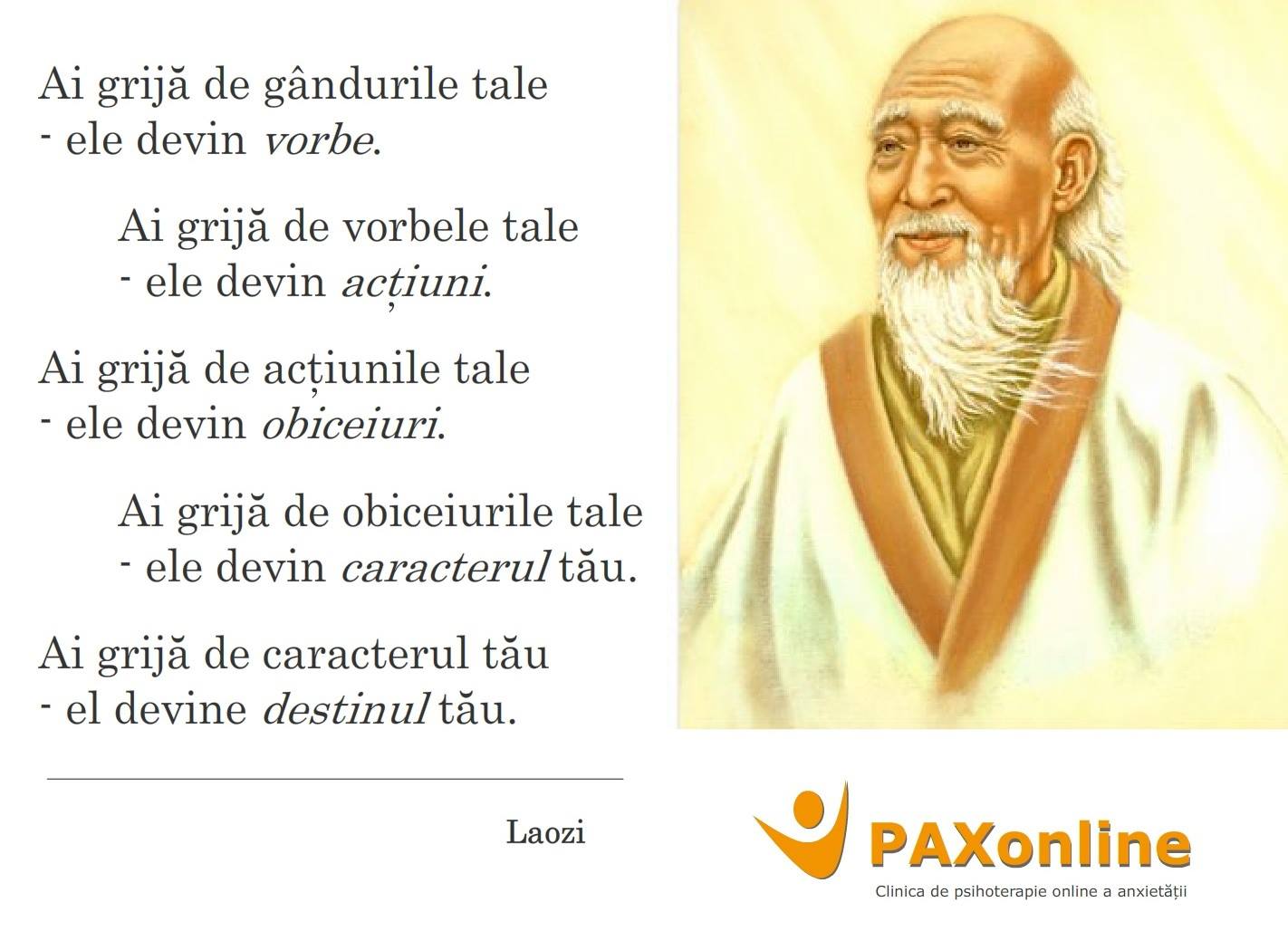 Citat Pax Laozi autoreflectie